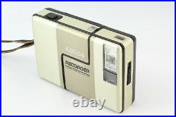 UNUSED in BOX with CASE? Konica Recorder Gold Half Frame Film Camera From JAPAN