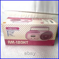 Used Hallokitty Monaural Radio Cassette Recorder from japan Rare F/S Good condit