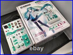 YAMAHA Hatsune MIKU AG03-MIKU Webcasting Mixer 3-Channel USB Audio from Japan