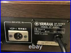 Yamaha record player GT-2000L coreless hole motor vintage rare from japan #186