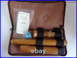 ZEN-ON 2000B Wood Tenor Recorder From Japan Used
