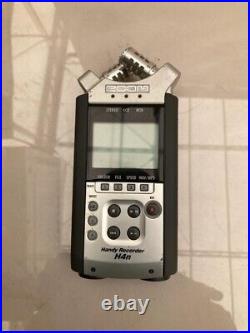 ZOOM H4N Handy Recorder Silver Tested and Works Used From Japan