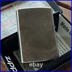 Zippo lighter record design chrome used finish unused goods imported from Japan