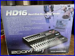 Zoom HD16 Digital Multi Track Hard Disk Recording Studio From Japan Used